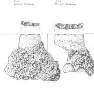 Fundzeichnungen – Keramik der späten Bronzezeit/frühen Eisenzeit