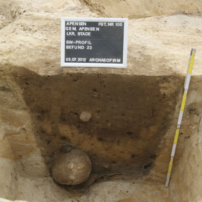 Siedlungsgruben und Gräber aus der späten Römischen Kaiserzeit und Völkerwanderungszeit am Südrand der Gemeinde Apensen
